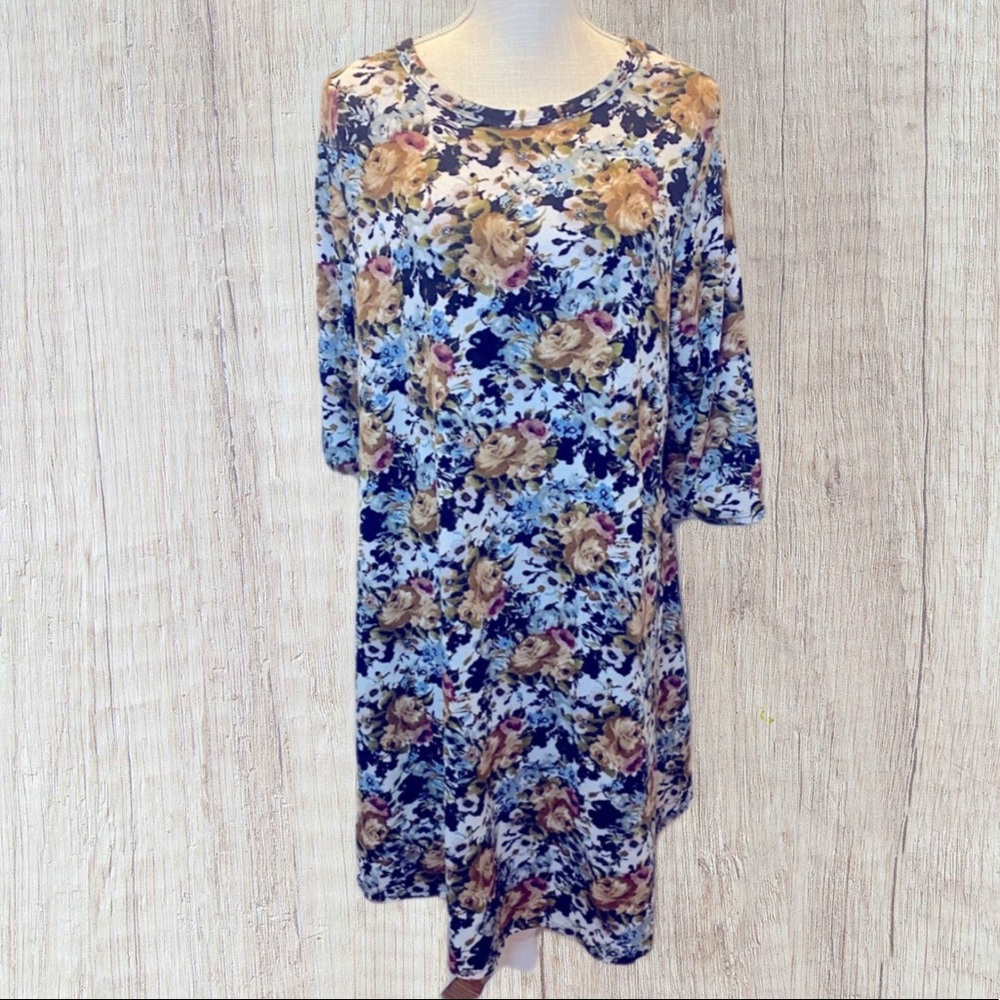 Forever Rose Boho Floral Dress